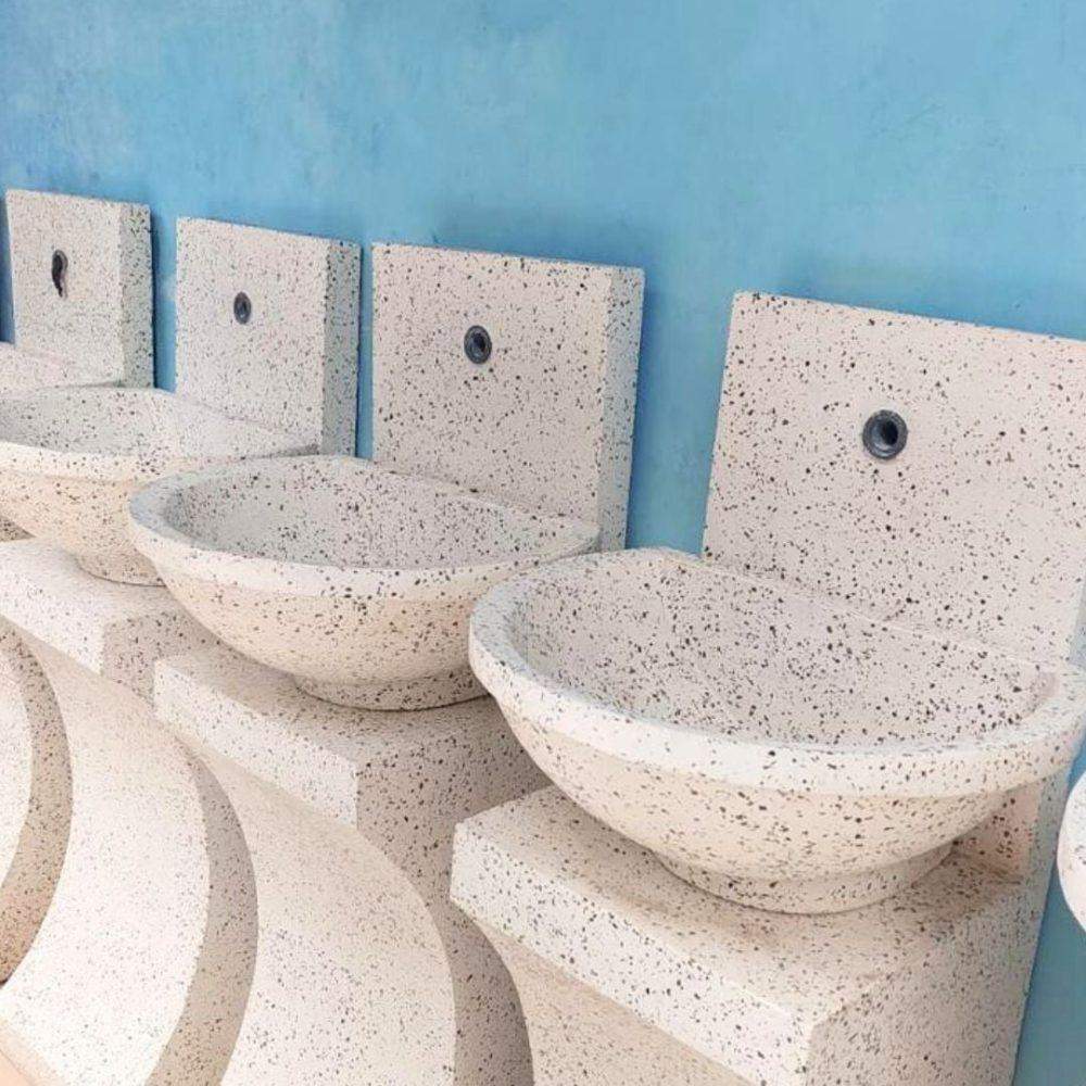 Terrazzo teraso untuk hardscape taman dan outdoor